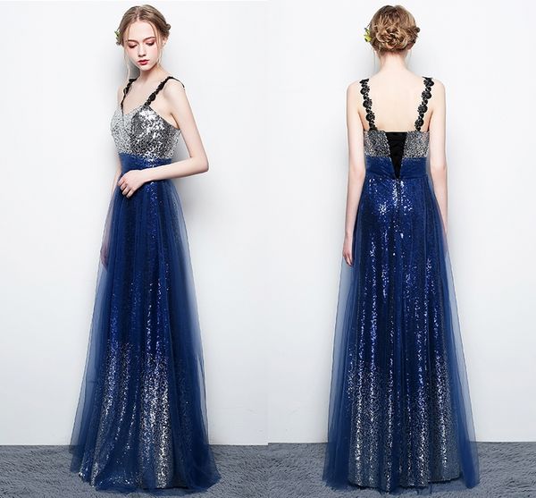 a-line new elegant elegance star party evening dresses v-neck halter belt long sequins party prom dresses dh57, Black
a-line new elegant elegance star party evening dresses v-neck halter belt long sequins party prom dresses dh57, Black