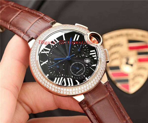2019 diamond mens watch luxury watch swiss 9100 automatic mechanical date day sapphire crystal super water resistant italy leather strap, Slivery;brown
2019 diamond mens watch luxury watch swiss 9100 automatic mechanical date day sapphire crystal super water resistant italy leather strap, Slivery;brown