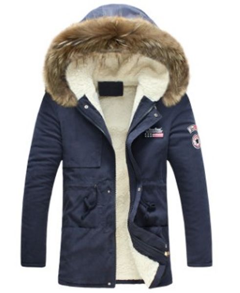 yzbzjc wool linner men winter jacket army green 2018 winter men's thick warm fur collar long jackets men hooded parka coat, Black;brown
yzbzjc wool linner men winter jacket army green 2018 winter men's thick warm fur collar long jackets men hooded parka coat, Black;brown