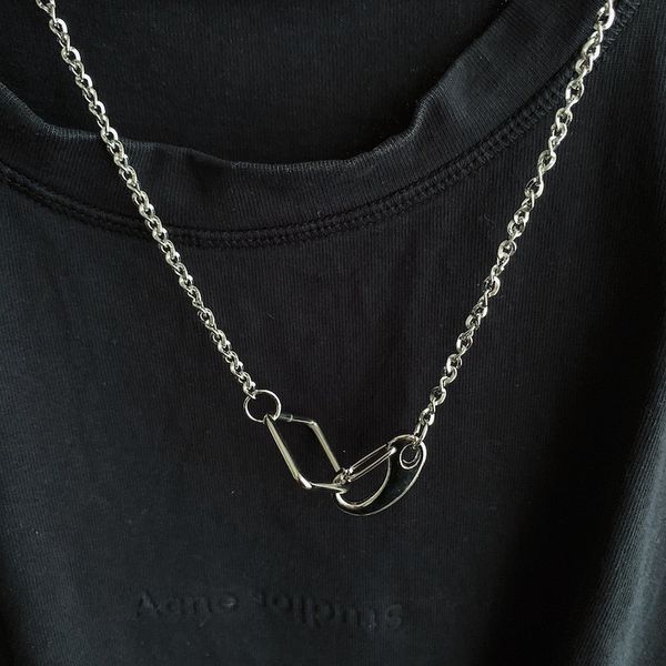 egril style long necklace geometric square pendant fashion dark collarbone necklace men women trendy simple metal chain jewelry, Silver
egril style long necklace geometric square pendant fashion dark collarbone necklace men women trendy simple metal chain jewelry, Silver