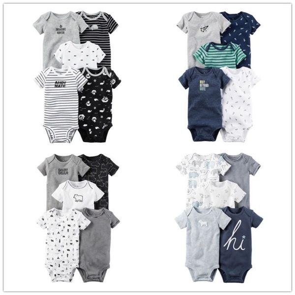 clearance 5pcs/lot baby rompers infant body short sleeve clothing baby jumpsuit cartoon printed boy girl clothes, Blue
clearance 5pcs/lot baby rompers infant body short sleeve clothing baby jumpsuit cartoon printed boy girl clothes, Blue