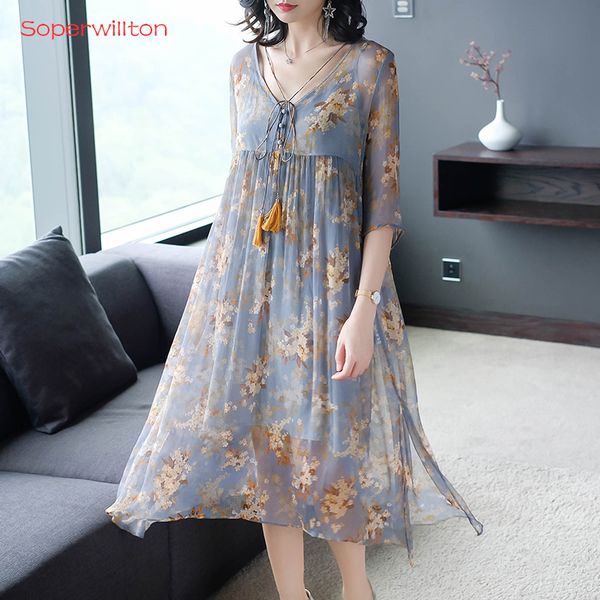 soperwillton plus size casual women dress elegant loose knee-length summer dresses thin chiffon printing v-neck fake two pieces, Black;pink
soperwillton plus size casual women dress elegant loose knee-length summer dresses thin chiffon printing v-neck fake two pieces, Black;pink