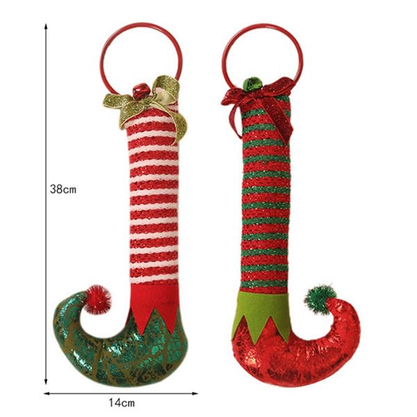 cute red and green long-legged elf boots pendant christmas dolls gift decoration elf leg xmas tree decoration for home
cute red and green long-legged elf boots pendant christmas dolls gift decoration elf leg xmas tree decoration for home