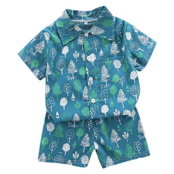 summer children baby boys short sleeve floral tree pattern t-shirt blouse+shorts casual outfits set a, White
summer children baby boys short sleeve floral tree pattern t-shirt blouse+shorts casual outfits set a, White