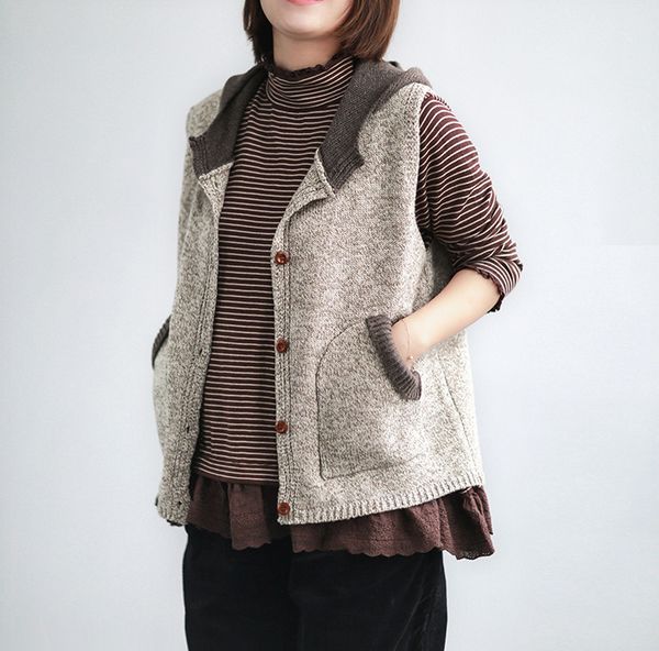 harajuku mori girl hippie boho vesten dames chandail femme knit vest sweater cardigan women hooded outerwear manteau veste coats, Black;white
harajuku mori girl hippie boho vesten dames chandail femme knit vest sweater cardigan women hooded outerwear manteau veste coats, Black;white