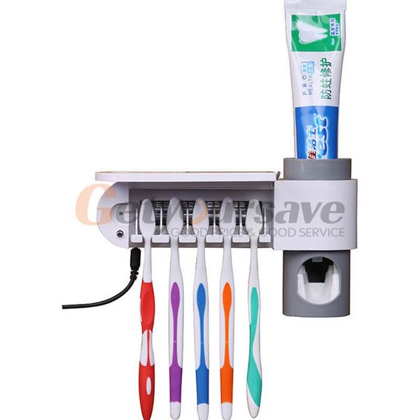 eco-friendly kitchen uv light toothbrush sterilizer lamp storage automatic toothpaste dispense holder set
eco-friendly kitchen uv light toothbrush sterilizer lamp storage automatic toothpaste dispense holder set