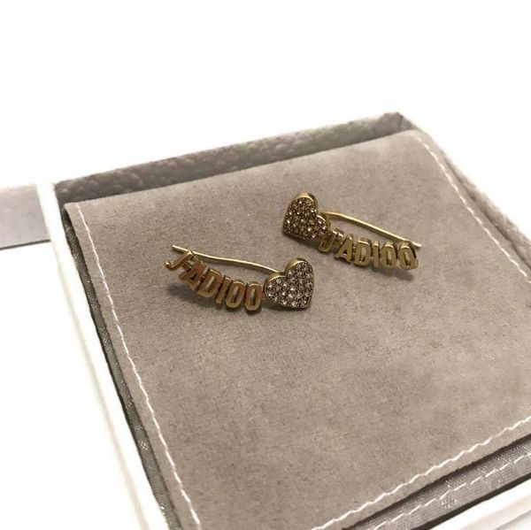 super retro letters love diamond designer earrings luxury designer jewelry women earrings, Golden
super retro letters love diamond designer earrings luxury designer jewelry women earrings, Golden