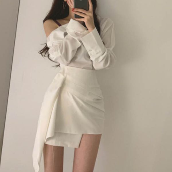 zipper up high waist ruched ruffles women skirt female irregular hip package short skirts ladies faldas mujer aq312, Black
zipper up high waist ruched ruffles women skirt female irregular hip package short skirts ladies faldas mujer aq312, Black