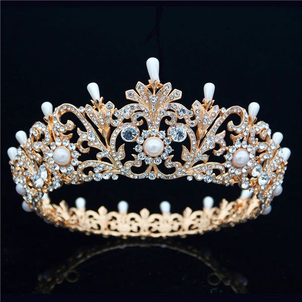 bride tiara crown for women headdress bridal wedding diadem princess girls diadem tiaras and crowns hair jewelry accessories, Golden;white
bride tiara crown for women headdress bridal wedding diadem princess girls diadem tiaras and crowns hair jewelry accessories, Golden;white