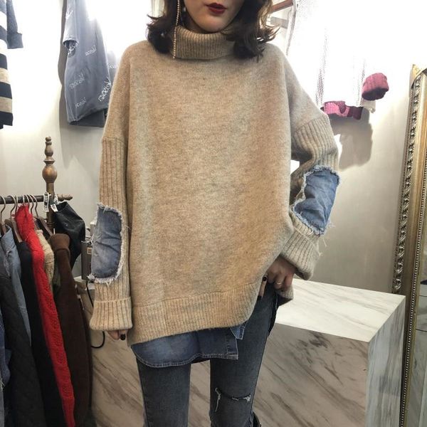 superaen fashion europe pullovers sweaters women 2019 winter new wild casual ladies sweaters solid color turtleneck, White;black
superaen fashion europe pullovers sweaters women 2019 winter new wild casual ladies sweaters solid color turtleneck, White;black