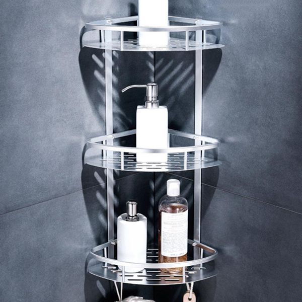 1/2/3 layer bathroom corner shampoo soap cosmetic basket holder shower shelf storage aluminum triangular rack storage organizer
1/2/3 layer bathroom corner shampoo soap cosmetic basket holder shower shelf storage aluminum triangular rack storage organizer