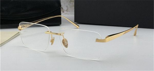 fashion brand prescription eyeglasses the visual rimless frame optical glasses clear lens simple business style for men, Black
fashion brand prescription eyeglasses the visual rimless frame optical glasses clear lens simple business style for men, Black