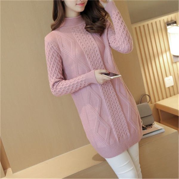 2019 winter women sweaters and pullovers casual half turtleneck knitted sweater long sleeve thick warm knit female jumper, White;black
2019 winter women sweaters and pullovers casual half turtleneck knitted sweater long sleeve thick warm knit female jumper, White;black