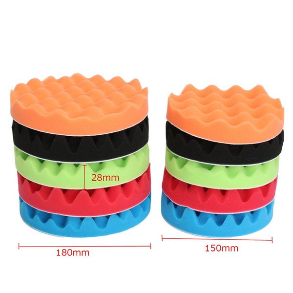 5pcs 6" 7" 150/180mm buffing polishing sponge pads kit car polisher soft wave foam waffle pad car wash cleaning detailing tool
5pcs 6" 7" 150/180mm buffing polishing sponge pads kit car polisher soft wave foam waffle pad car wash cleaning detailing tool