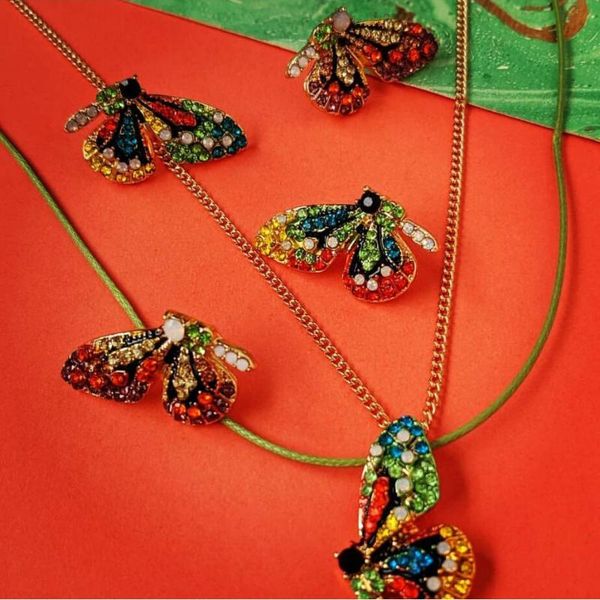 dvacaman summer colorful crystal butterfly stud earrings women cute animal lightweight earrings party jewelry wholesale gift ins, Golden;silver
dvacaman summer colorful crystal butterfly stud earrings women cute animal lightweight earrings party jewelry wholesale gift ins, Golden;silver