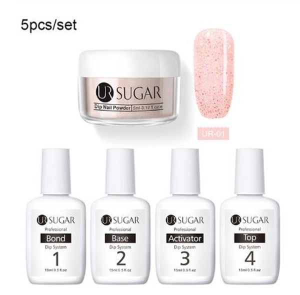 ur sugar 5pcs dipping nail glitter kits without lamp cure dip system french manicure with base activator liquid gel set, Silver;gold
ur sugar 5pcs dipping nail glitter kits without lamp cure dip system french manicure with base activator liquid gel set, Silver;gold
