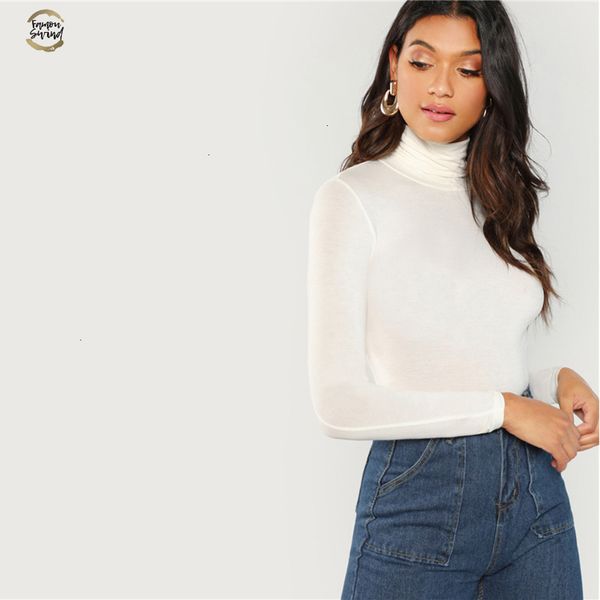 white turtleneck slim fit t-shirt elegant workwear long sleeve solid pullovers tee women minimalist autumn tee
white turtleneck slim fit t-shirt elegant workwear long sleeve solid pullovers tee women minimalist autumn tee