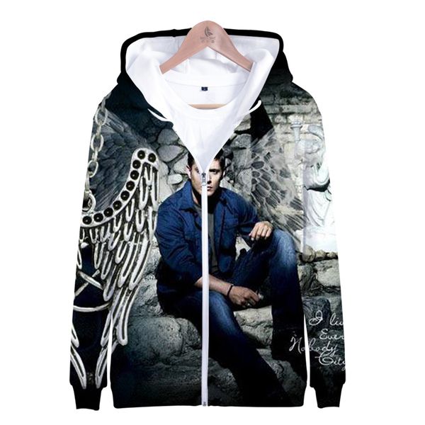 supernatural 3d style hip hop hoodie zipper fashion trend harajuku hoodie sweatshirt idol casual zipper sweatshirt, Black
supernatural 3d style hip hop hoodie zipper fashion trend harajuku hoodie sweatshirt idol casual zipper sweatshirt, Black