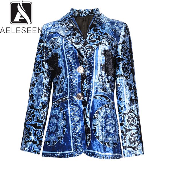 aeleseen 2019 autumn vintage jackets women european blue printed single breasted office lady jacket on sale, Black;brown
aeleseen 2019 autumn vintage jackets women european blue printed single breasted office lady jacket on sale, Black;brown