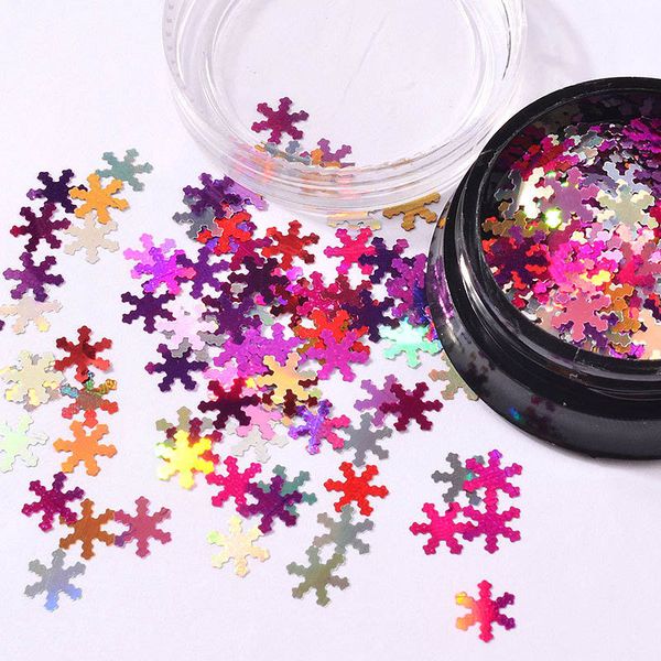 1 box christmas nail sequins glitter 3d nail art glitter gel holographic laser snowflakes ab silver manicure decoration, Silver;gold
1 box christmas nail sequins glitter 3d nail art glitter gel holographic laser snowflakes ab silver manicure decoration, Silver;gold