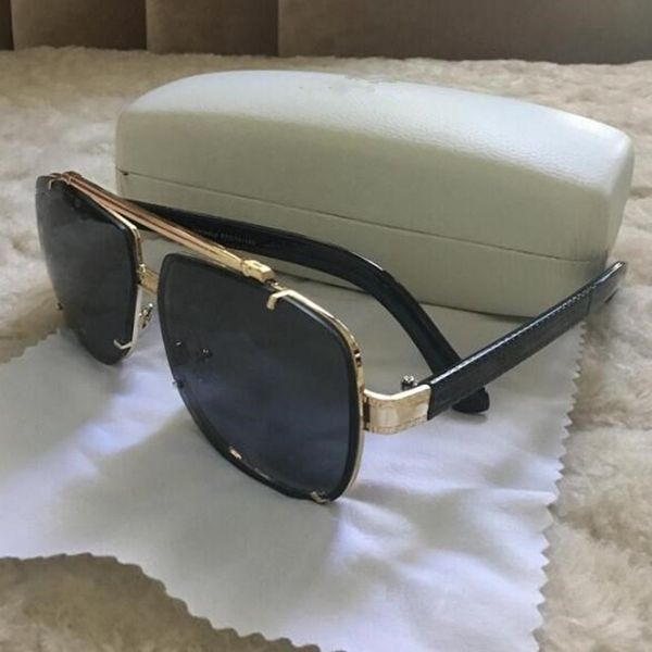 kapelus new man square metal sunglasses contains white leather boxes fashionable sunglasses for women, White;black
kapelus new man square metal sunglasses contains white leather boxes fashionable sunglasses for women, White;black