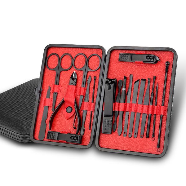 2020 new 18pcs professional manicure for gift nail clippers scissors suit set kits manicure set nail tool art tools fh09
2020 new 18pcs professional manicure for gift nail clippers scissors suit set kits manicure set nail tool art tools fh09