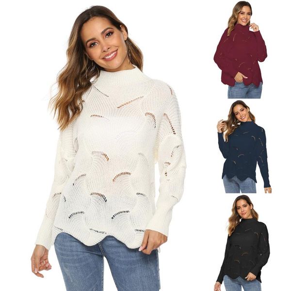 2020 fashion sweaters for women simple knitted warm turtleneck pullover spring fall outwear sweater casual clothing pull femme, White;black
2020 fashion sweaters for women simple knitted warm turtleneck pullover spring fall outwear sweater casual clothing pull femme, White;black