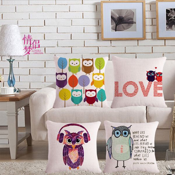 lovely cartoon owl cotton flax pillow back cushion cushion loose coat can customized
lovely cartoon owl cotton flax pillow back cushion cushion loose coat can customized