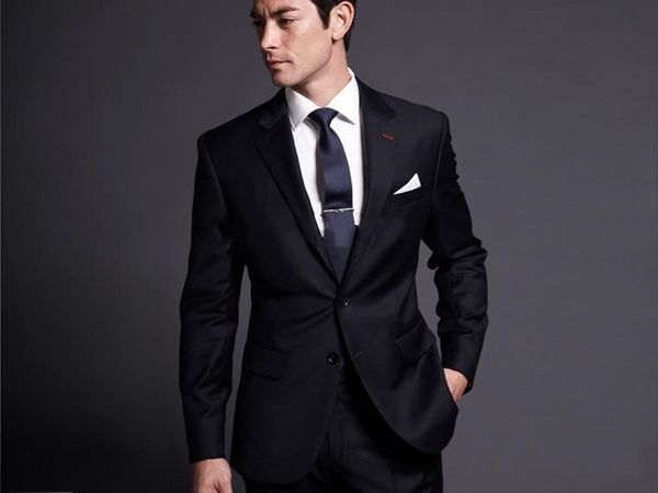 new custom design two buttons black groom tuxedos notch lapel man groomsmen men wedding suits bridegroom (jacket+pants+tie) 1431, Black;gray
new custom design two buttons black groom tuxedos notch lapel man groomsmen men wedding suits bridegroom (jacket+pants+tie) 1431, Black;gray