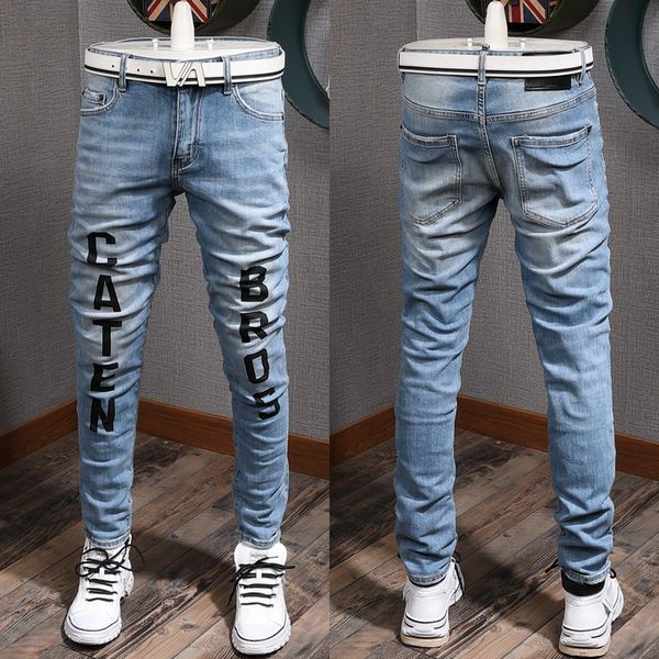 print distressed blue jeans guy slim biker fit skinny leg ripped fading cowboy trousers men
print distressed blue jeans guy slim biker fit skinny leg ripped fading cowboy trousers men