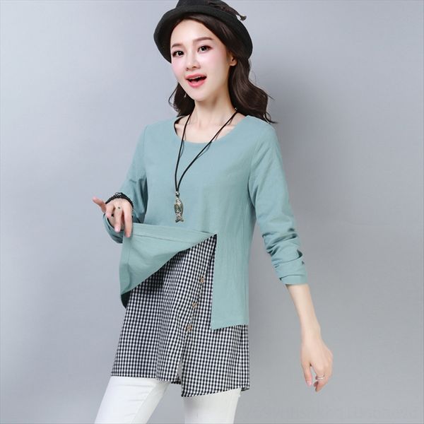 yixiangqing long-sleeved t- women's midi autumn loose slim fake two-piece cotton base yixiangqing long-sleeved t- women's midi aut, White
yixiangqing long-sleeved t- women's midi autumn loose slim fake two-piece cotton base yixiangqing long-sleeved t- women's midi aut, White