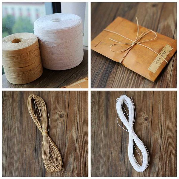 natrual paper twine,kraft paper rope for gift box wrapping,wedding/xmas decoration,cookie/cake/gift/kitchen sweets 1mm 50m/lot, Black;white
natrual paper twine,kraft paper rope for gift box wrapping,wedding/xmas decoration,cookie/cake/gift/kitchen sweets 1mm 50m/lot, Black;white