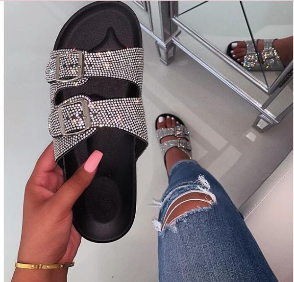 2020 women flat slippers crystal summer female cool flip flops comfort outside beach flip flops ladies slides casual shoes, Black
2020 women flat slippers crystal summer female cool flip flops comfort outside beach flip flops ladies slides casual shoes, Black