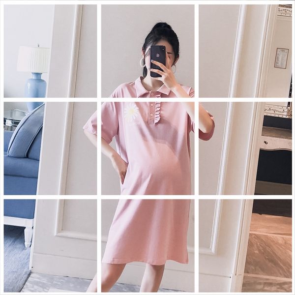 little daisy dress female 2020 pregnant women summer loose dressstyle polo t- t-shirt shirt a- line dress, White
little daisy dress female 2020 pregnant women summer loose dressstyle polo t- t-shirt shirt a- line dress, White