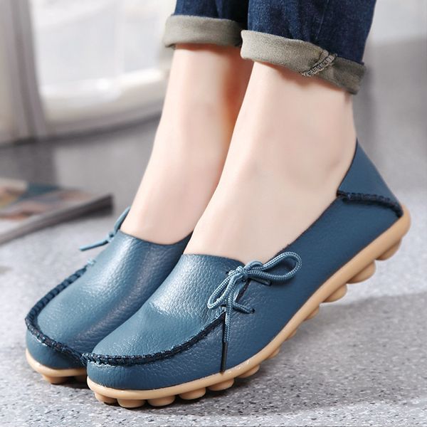 shoes woman round toe rubber flats solid shallow shoes 22 colors spring/autumn sewing genuine leather loafers women, Black
shoes woman round toe rubber flats solid shallow shoes 22 colors spring/autumn sewing genuine leather loafers women, Black
