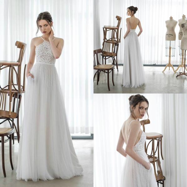 asaf dadush 2019 beach lace wedding dresses with pockets strap jewel neck tulle boho bridal gowns a line bohemian wedding dress, White
asaf dadush 2019 beach lace wedding dresses with pockets strap jewel neck tulle boho bridal gowns a line bohemian wedding dress, White