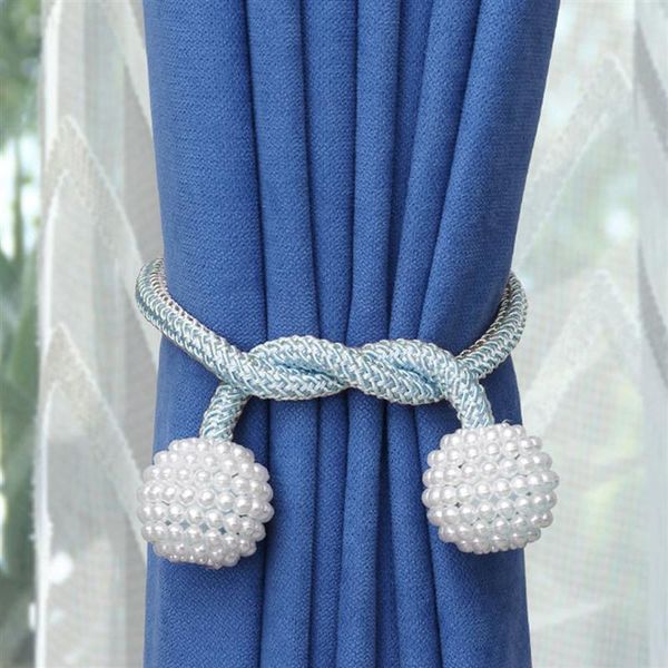 2pcs magnetic curtain tiebacks curtain clips rope holdbacks simple fashion pearl magnet buckles, Black;white
2pcs magnetic curtain tiebacks curtain clips rope holdbacks simple fashion pearl magnet buckles, Black;white