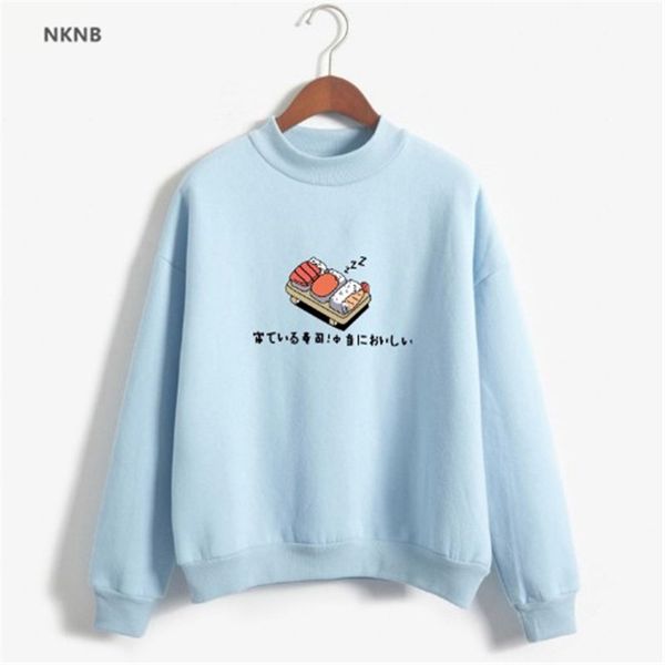 women hoodies 2019 autumn winter sweatshirts cartoon kawaii sushi japanese print fleece loose moletom feminino harajuku pullover, Black
women hoodies 2019 autumn winter sweatshirts cartoon kawaii sushi japanese print fleece loose moletom feminino harajuku pullover, Black