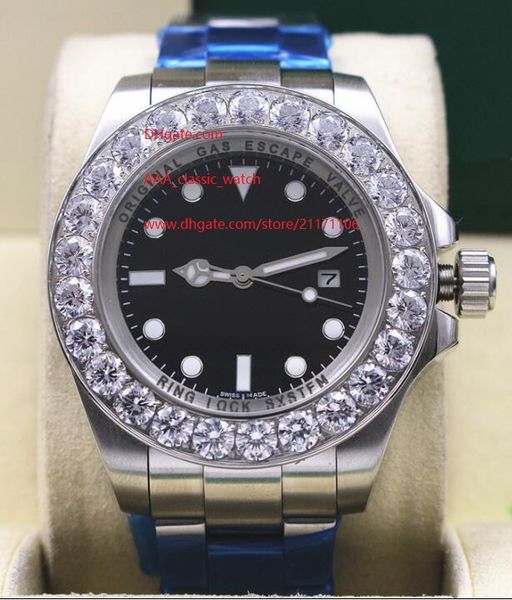 factory supplier wristwatch 44mm sea black dial new large diamond 116660 automatic mechanical mens men's watch watches, Slivery;brown
factory supplier wristwatch 44mm sea black dial new large diamond 116660 automatic mechanical mens men's watch watches, Slivery;brown
