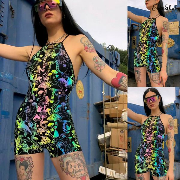 2019 summer new women playsuit sleeveless print bodycon slim plasuit fashion, Black;white
2019 summer new women playsuit sleeveless print bodycon slim plasuit fashion, Black;white
