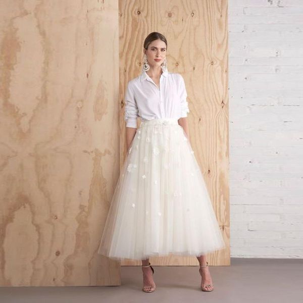 elegant 3d flower a-line bridal tulle skirts zipper ankle length puffy elegant tutu skirt women floral tulle skirt, Black
elegant 3d flower a-line bridal tulle skirts zipper ankle length puffy elegant tutu skirt women floral tulle skirt, Black