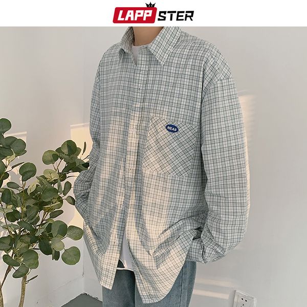 lappster mens плед корейское fashions рубашка с длинным рукавом 2020 весной мужских harajuku урожая карманных рубашек мужчин кнопка рубашка, White;black
lappster mens плед корейское fashions рубашка с длинным рукавом 2020 весной мужских harajuku урожая карманных рубашек мужчин кнопка рубашка, White;black