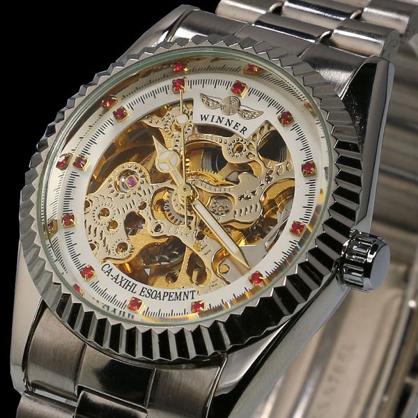 relogio masculino famous full steel women dress rhinestone automatic mechanical self wind skeleton watch, Slivery;brown
relogio masculino famous full steel women dress rhinestone automatic mechanical self wind skeleton watch, Slivery;brown