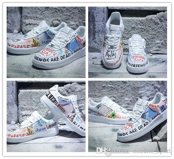 running shoes forced low one graffiti white multi color designer skateboard shoes custom forcing ones collaboration pauly sneakers
running shoes forced low one graffiti white multi color designer skateboard shoes custom forcing ones collaboration pauly sneakers