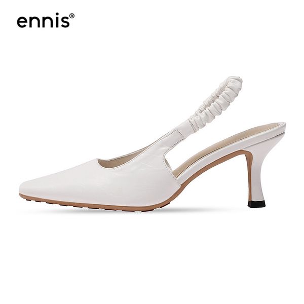 ennis fashion white high heels women pumps shoes genuine leather stiletto heels pointed toe summer slingback shoes spring p0010, Black
ennis fashion white high heels women pumps shoes genuine leather stiletto heels pointed toe summer slingback shoes spring p0010, Black