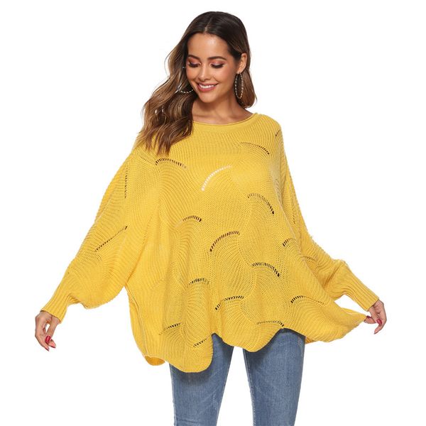 irregular loose lantern sleeve sweater for women hollow out knitting pullover clothe autumn winter sweater solid large size xxl, White;black
irregular loose lantern sleeve sweater for women hollow out knitting pullover clothe autumn winter sweater solid large size xxl, White;black