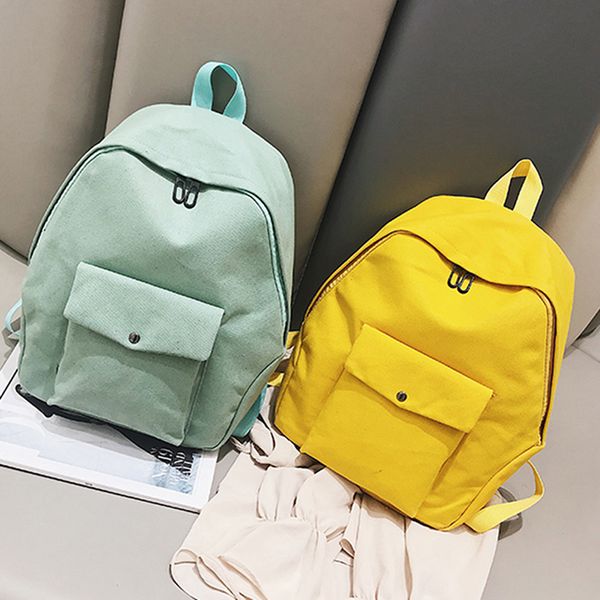 ladies travel backpack fashion school solid color casual soft handle canvas bag zipper large capacity backpack
ladies travel backpack fashion school solid color casual soft handle canvas bag zipper large capacity backpack