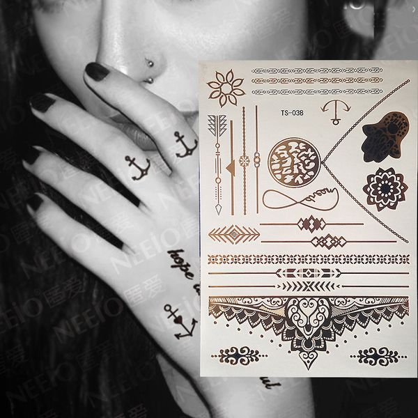 bohemian vintage style bracelet tattoo gold and anchor metallic jewelry tattoos super temporary tattoos
bohemian vintage style bracelet tattoo gold and anchor metallic jewelry tattoos super temporary tattoos