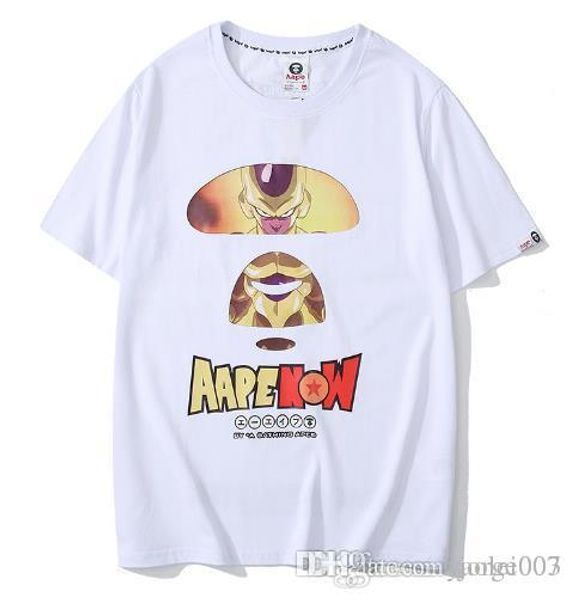 2019 spring and summer new seven dragon beads wukong printing men and women couple models loose sports short-sleeved t-shirt, White;black
2019 spring and summer new seven dragon beads wukong printing men and women couple models loose sports short-sleeved t-shirt, White;black