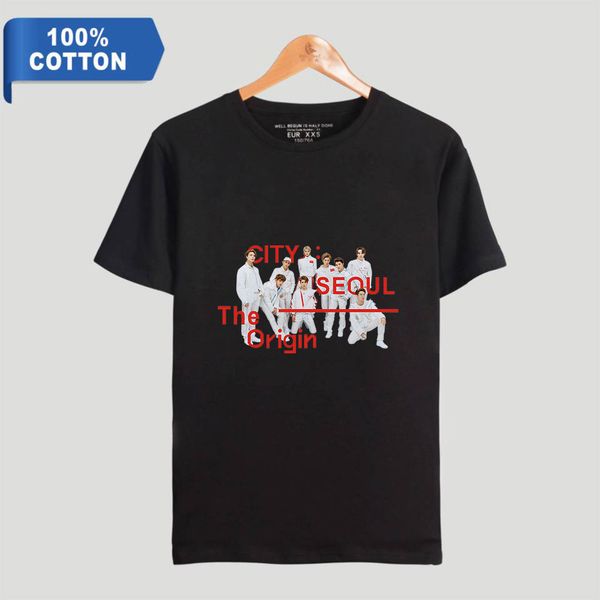 2019 new arrival nct 127 idol 100% cotton o-neck men short sleeve t-shirt casual t-shirt fashion summer soft kpop harajuku loose, White;black
2019 new arrival nct 127 idol 100% cotton o-neck men short sleeve t-shirt casual t-shirt fashion summer soft kpop harajuku loose, White;black